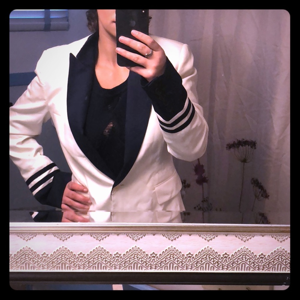 NWOT Equipment  Anais Nautical Blazer